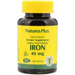 Natures Plus Iron Chelate 40 mg